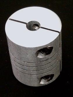 Flexible Parallel CNC Coupling D25-L30-12.7x 1/2" to 17mm