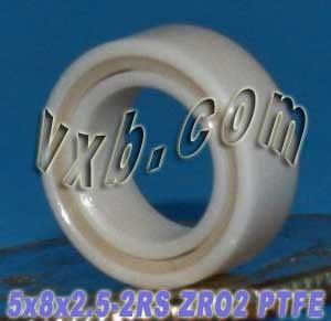Full Ceramic Sealed Bearing 5x8x2.5mm ZrO2 Miniature