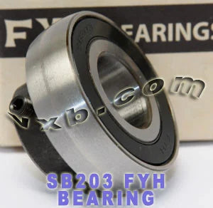 FYH Bearing 17mm Bore SB203 Axle Insert Ball Mounted Bearing