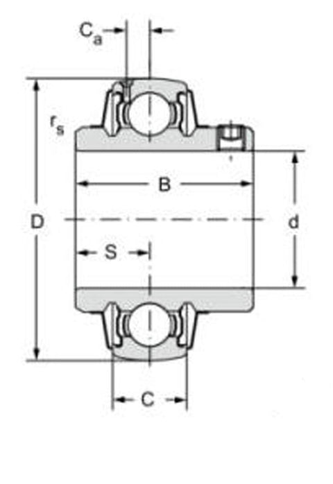 FYH Bearing UCX1548G5 3 Axle Insert Mounted Bearing