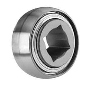 GW208PPB8 Agricultural Heavy Duty Disc Harrow Bearing, 1 1/8" Square Bore, Non-Relubricable, Two Triple Lip Seals