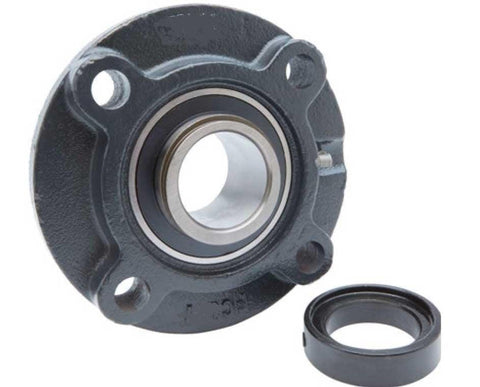 HCFC206 Flange Cartridge Bearing Unit 30mm Bore Mounted Bearing - Eccentric Collar lock