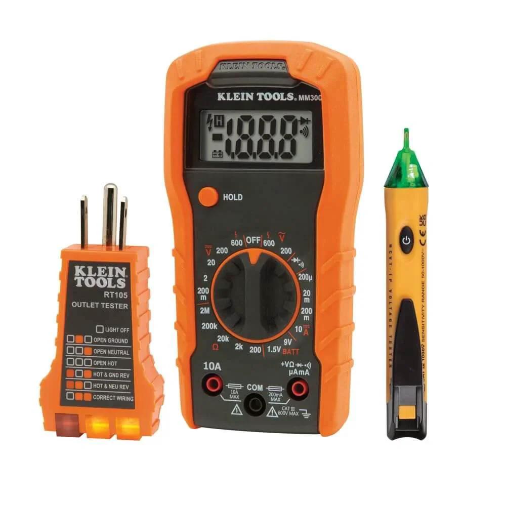 electrical test kit with multimeter for DIY & Pro ...