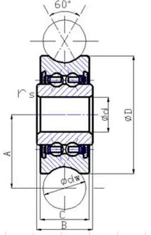 LFR5201KDD 12mm ID x 10mm U-Groove Track Roller Bearing Track Bearing LFR5201-10KDD