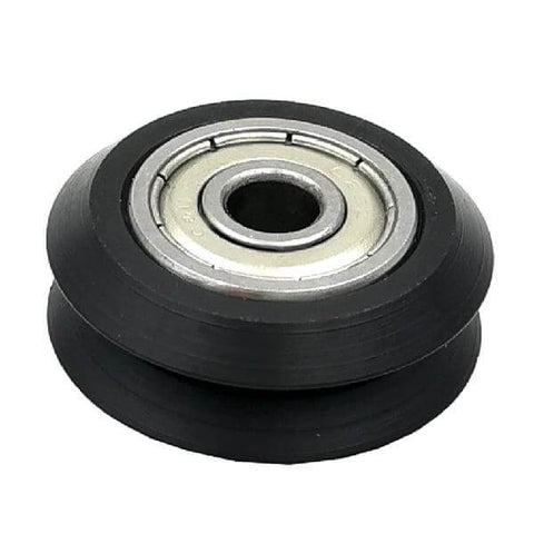 Linear Motion Guide Way 5x24.5x10mm V Groove Track Roller Bearing - Tire