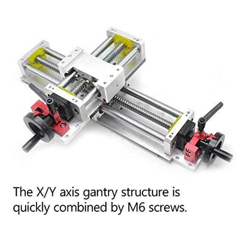 Linear Stage Actuator 300mm Ballscrew 1605 Optical Axis Linear Rail Guide Manual Slide Stage C7 with Ruler for DIY CNC Router Controller 4-Axis Stage - VXB Ball Bearings