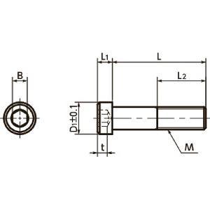 10-Pack Made in Japan SLHS-M8-16-SD NBK Socket Head Cap Screws - Low & Small Head.