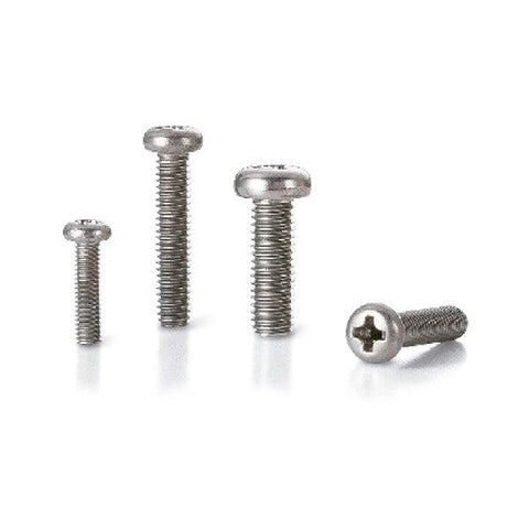10-Pack Made in Japan SVPT-M3-6 NBK Phillips Cross Recessed Pan Head Titanium Machine Vacuum Vented Screws - Ventilation Hole