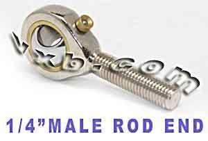 Male Rod End 1/4 POSB4 Right Hand Bearing