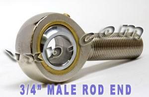 Male Rod End 3/4 POSB12L Left Hand Bearing