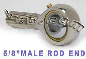 Male Rod End 5/8 POSB10L Left Hand Bearing