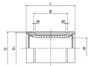 NB SW32-OP 2 inch Ball Bushings Linear Motion