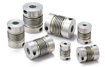 NBK Japan MBB-27C 3/16 inch to 14mm Bellows-type Flexible Coupling