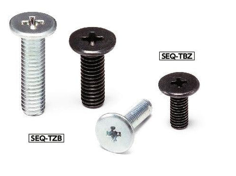 NBK-SEQ-M3-6-TBZ 6mm Cross Recessed Head Cap Screws - Extra Low Profile Pack of 50