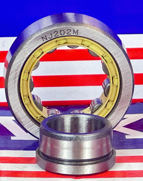 NJ202M Cylindrical Roller Bearing 15x35x11 Cylindrical Bearing
