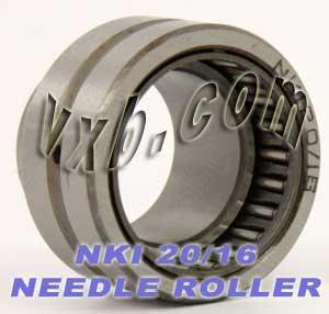 NKI20/16 Needle Roller Bearing 20x32x16mm - Machined Type