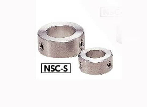 NSC-15-10-S NBK Steel Collar - Set Screw Hex Socket SUSXM7 Type - NBK - One Collar Made in Japan