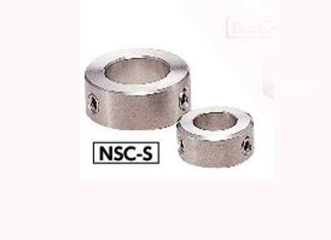 NSC-6-6-S NBK Steel Collar - Set Screw Hex Socket SUSXM7 Type - NBK - One Collar Made in Japan