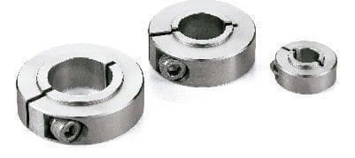 NSCS-3-8-SB NBK Stainless Steel Set Collar For Securing Bearing - Clamping Type. Made in Japan