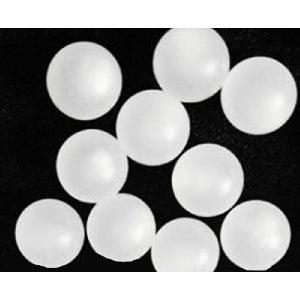 10-Pack Loose Plastic Balls 6mm Polyoxymethylene POM