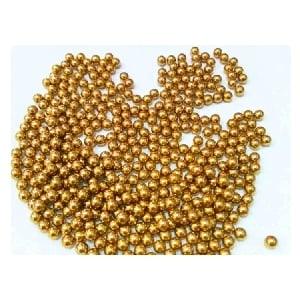 100-Pack Bearing Balls 2.2mm = 0.086"es Diameter Loose Solid Bronze/brass