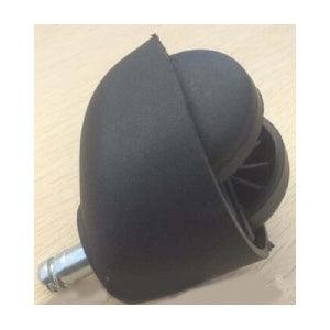 100-Pack Covered Black 2" twin wheel Caster