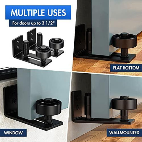 Pack of 2 Sliding Door Bottom Hardware Guide Rollers - VXB Ball Bearings