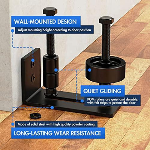 Pack of 2 Sliding Door Bottom Hardware Guide Rollers - VXB Ball Bearings