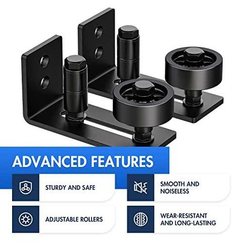 Pack of 2 Sliding Door Bottom Hardware Guide Rollers - VXB Ball Bearings