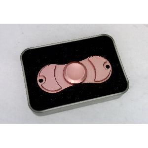 Pink Aluminum Dual Fidget Hand Spinner Toy 42Q