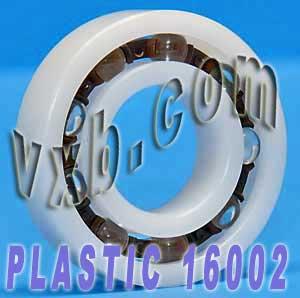 Acetal/POM Plastic Bearing 16002 - Glass Balls - 15x32x8mm