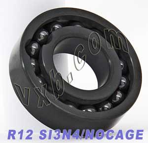 R12 Full Complement Si3N4 Ceramic Bearing 3/4" x 1-5/8" x 7/16"