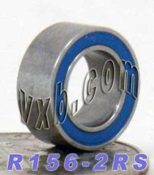 R156-2RS Bearing 3/16x5/16x1/8 inch - Sealed - Miniature