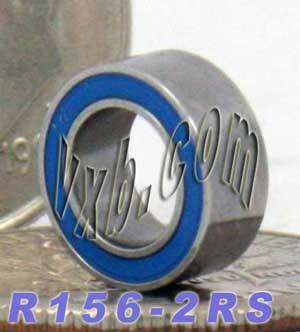 R156-2RS Bearing 3/16x5/16x1/8 inch - Sealed - Miniature