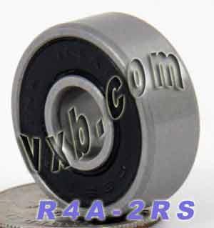 R4A-2RS Bearing 1/4" x 3/4" x 9/32" - Sealed - Miniature