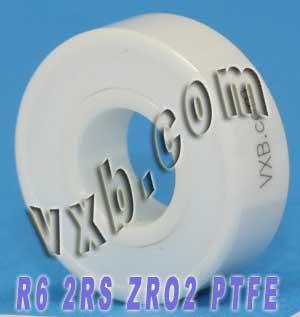 R6-2RS Full Ceramic Miniature Bearing 3/8" x 7/8" x 9/32"