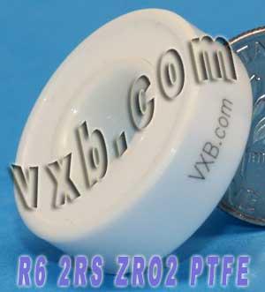 R6-2RS Full Ceramic Miniature Bearing 3/8" x 7/8" x 9/32"