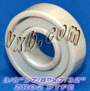 R6 Full Ceramic Bearing 3/8x7/8x9/32 inch Miniature Bearing