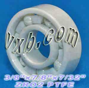 R6 Full Ceramic Bearing 3/8x7/8x9/32 inch Miniature Bearing