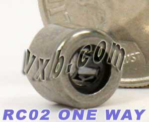 RC02 One-Way Needle Bearing/Clutch 1/8" x 9/32x0.236 inch Bearing
