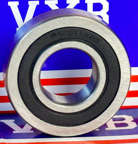 RLS8-2RS1 Ball Bearing Double Sealed ID 25.4mm OD 57.15mm Width 15.875mm