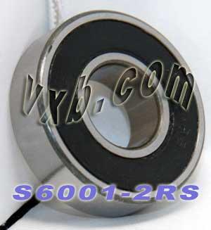 S6001-2RS Stainless Steel Sealed Bearing 12x28x8mm