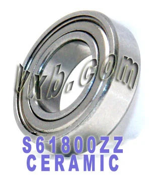 S61800ZZ Bearing Ceramic Stainless Steel Shielded 10x19x5 Bearing