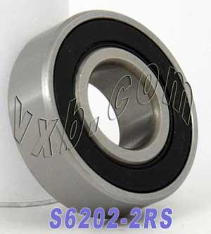S6202-2RS Stainless Steel Bearing 15x35x11mm - Sealed