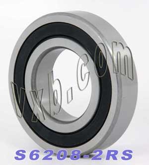 S6208-2RS Stainless Steel Bearing 40x80x18 Sealed