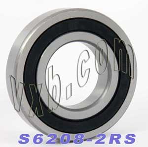 S6208-2RS Stainless Steel Bearing 40x80x18 Sealed