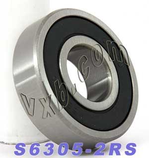 S6305-2RS Stainless Steel Bearing Sealed 25x62x17mm