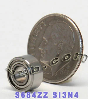 S684ZZ Ceramic Premium ABEC-5 Bearing Shielded 4x9x4 Bearing