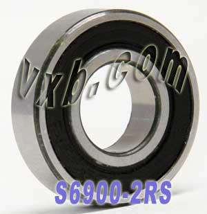 S6900-2RS Bearing 10x22x6 Stainless Steel Sealed