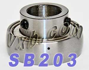 SB203 Bearing 17mm Bore Insert Mounted Bearing
